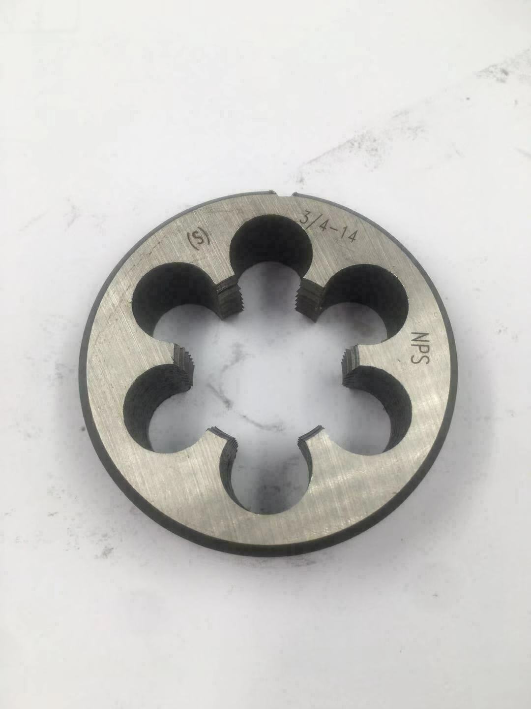 3/4-14 NPS HSS Tap And Die Set，NPS Machine Thread Tap And NPS Round Thread Die