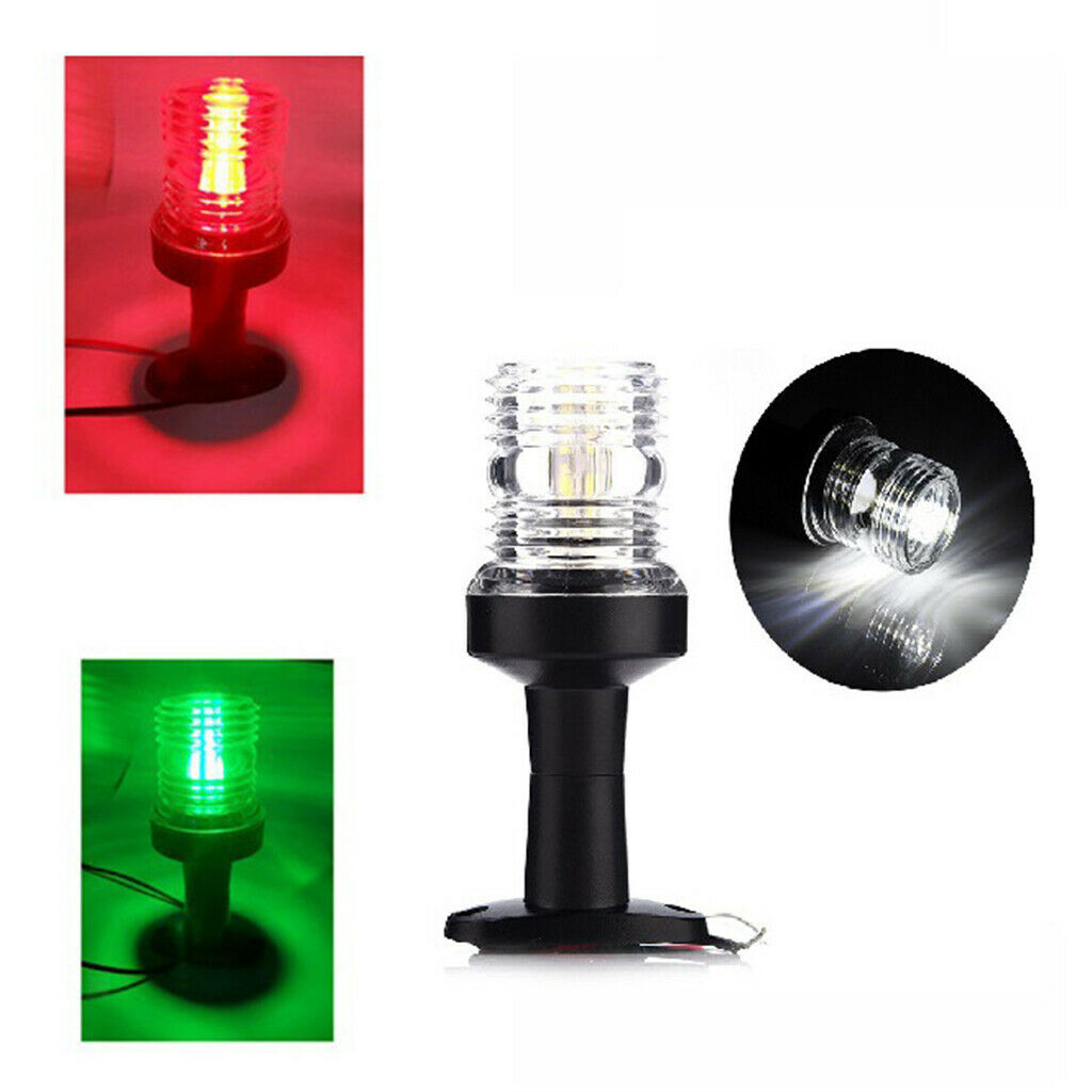 12V Marine Boat Navigation Anchor Light 360 Degree All Around Yacht Stern Light