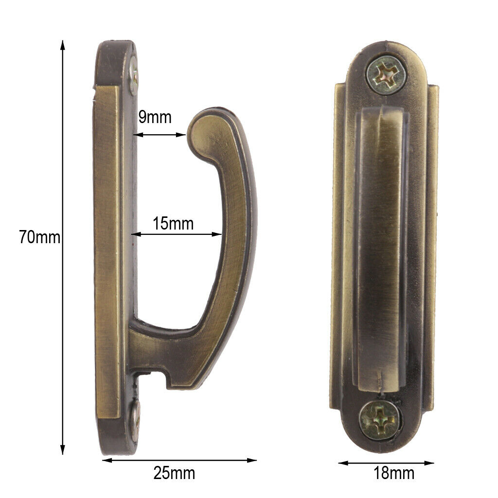 Curtain Drapery Tiebacks Door Wall Tassel Hooks Hanger 2pcs Bronze