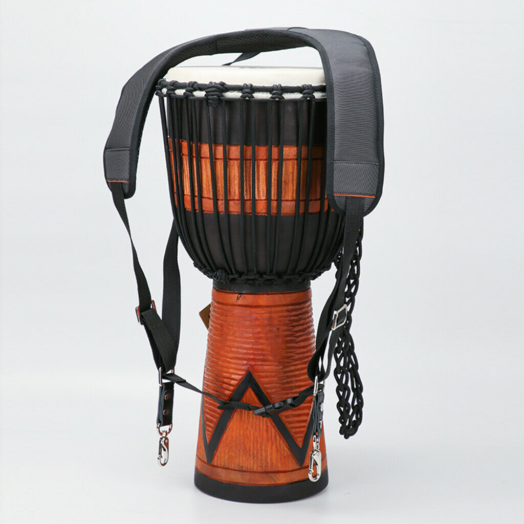 Thickened Padded Adjustable Djembe African Drum Shoulder Straps Belt L
