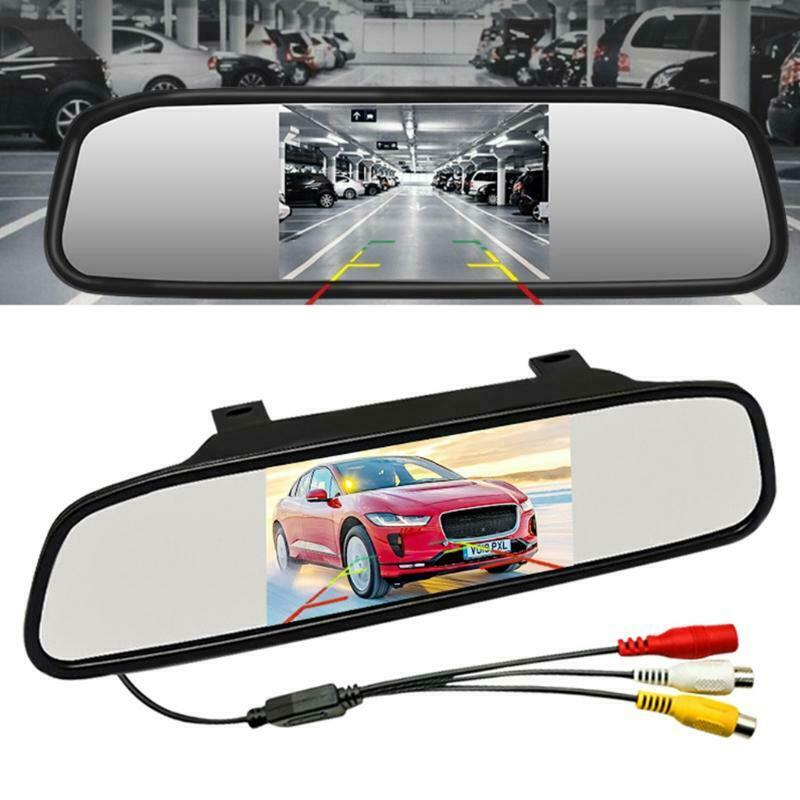High Definition Rear View Mirror Display 2 Way Video Input Reversing Car Screen