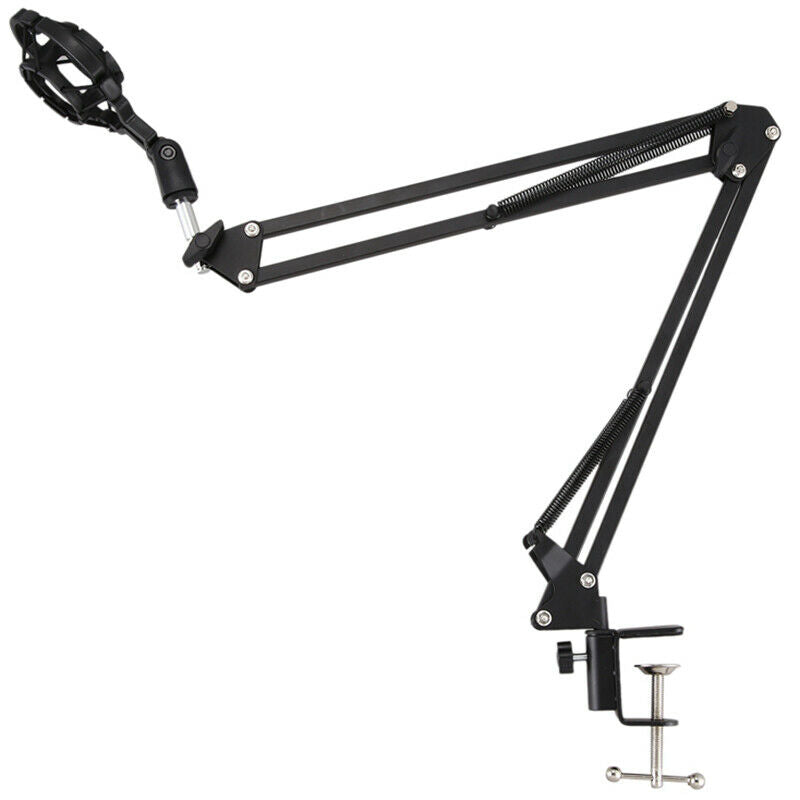 Desktop Microphone Stand Suspension Boom Scissor Arm Stand with 3/8-5/8 ScreO7D8