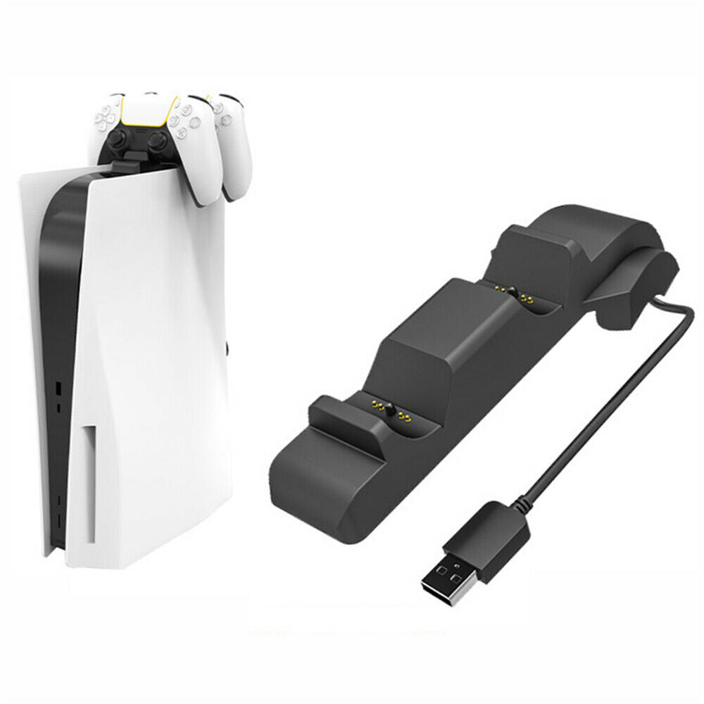 For PS5 Gamepad Wireless Joystick New PS5 Charger Dual Fast Charging Cradle Dock