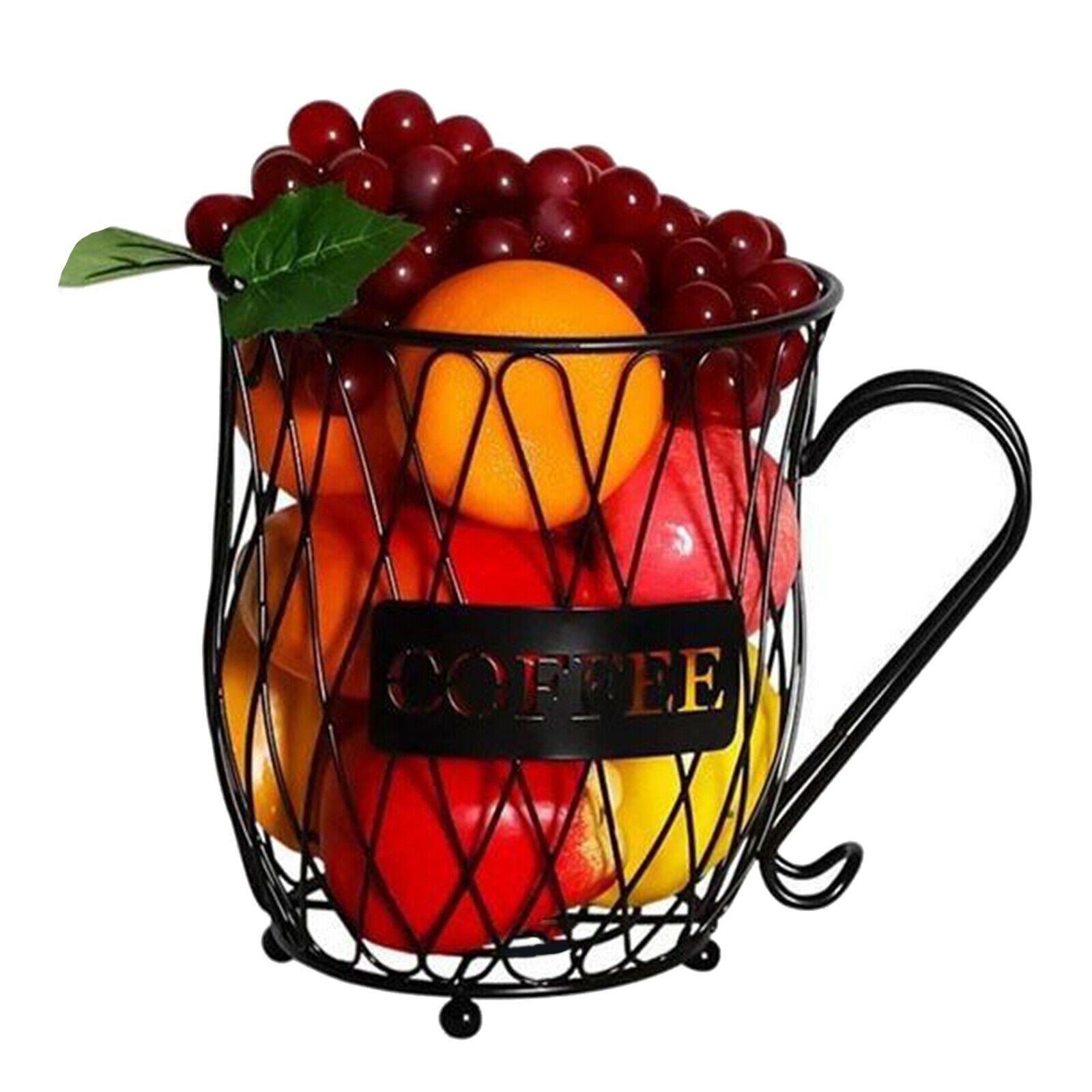 Coffee K Cup Storage Basket Coffee Capsules Pod Holder Stand Kitchen Storage