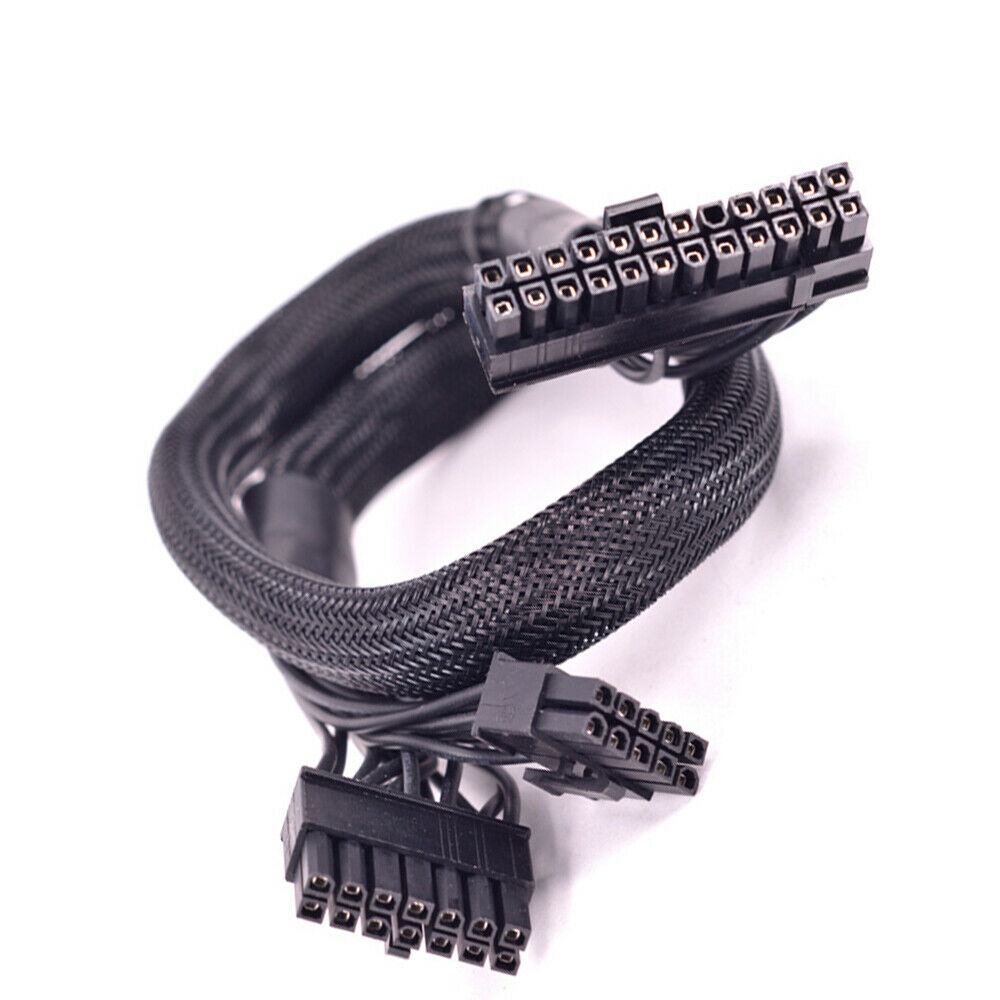 For Corsair HX1200i HX1000i HX850i HX750i ATX Power Supply Cable 14+10 to 24 Pin