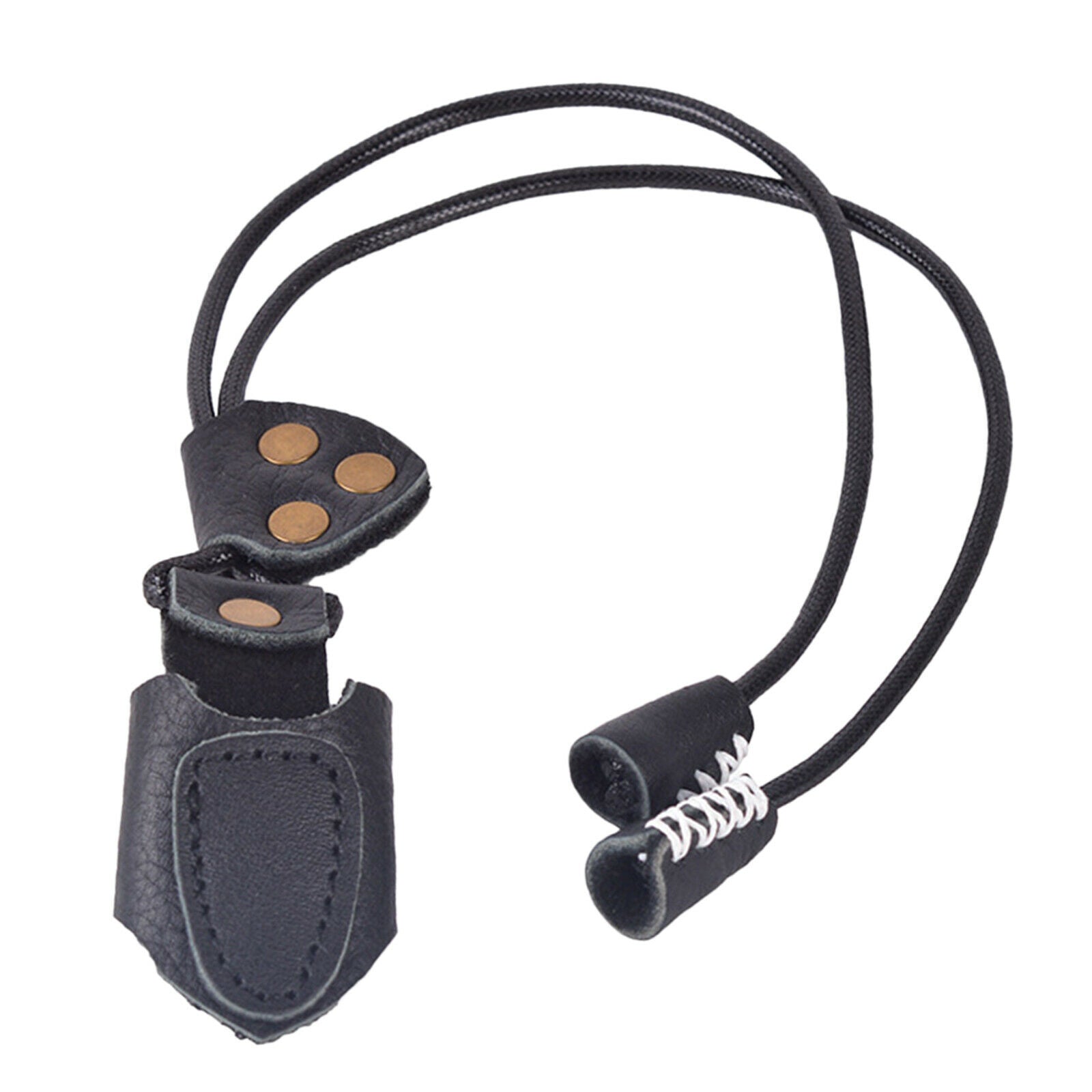 Outdoor Archery Finger Tab Glove Bow Protector Gear Leather Finger Guard