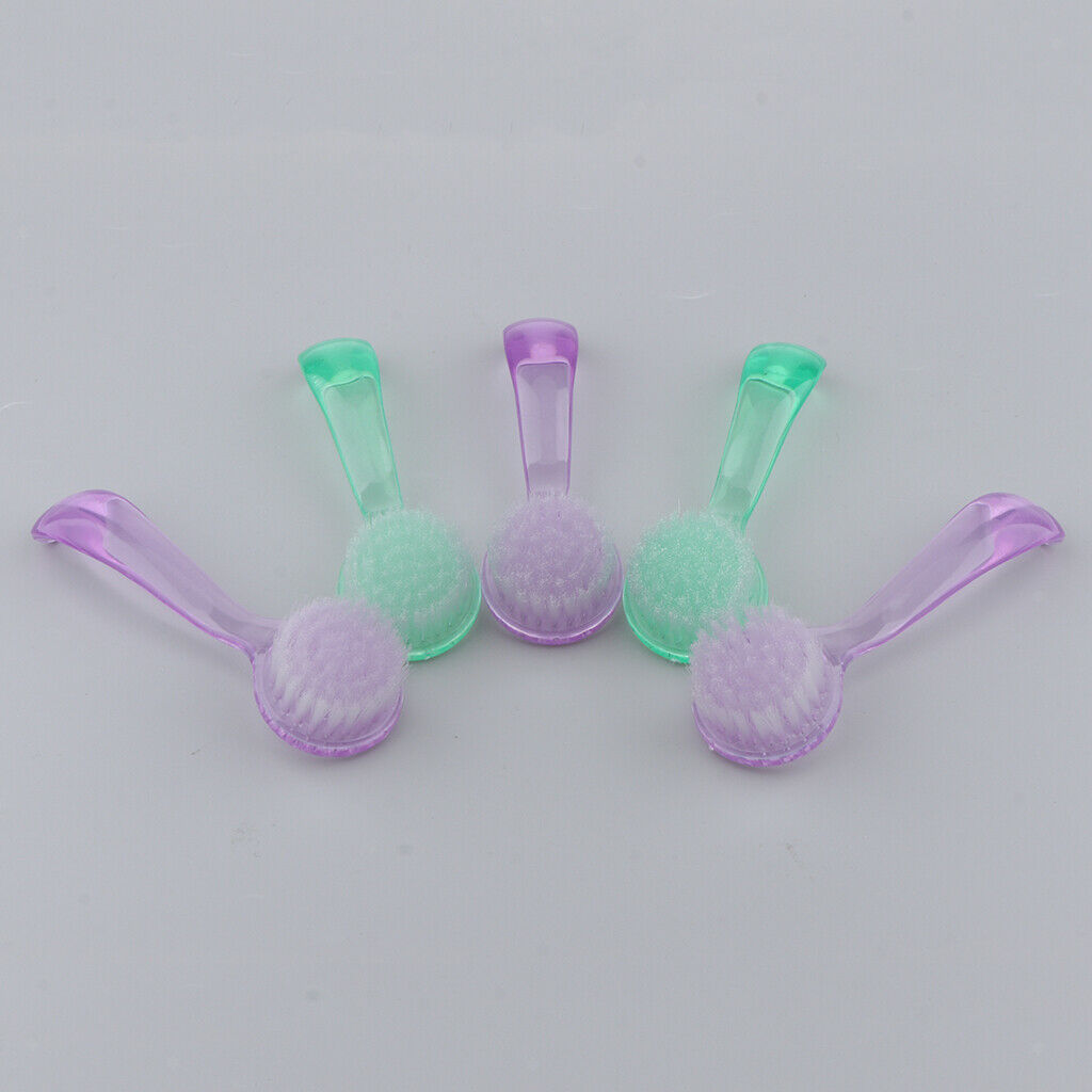 Soft  Nail Brush with Handle, 5 Hand Cleaning Brushes