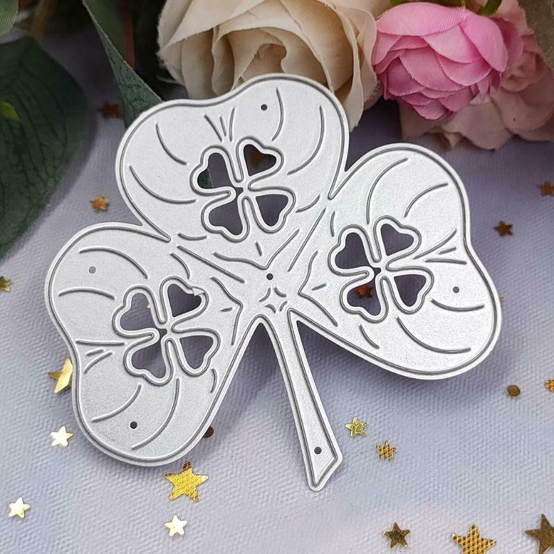 Clover Metal Cutting Dies Stencil DIY Scrapbook Album Paper Card Template Mold