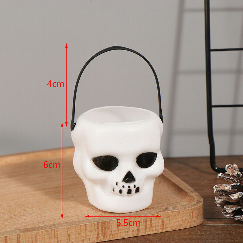 Halloween People Dress Up Skeleton Candy Jar Novelty Halloween Bucket Orn.l8