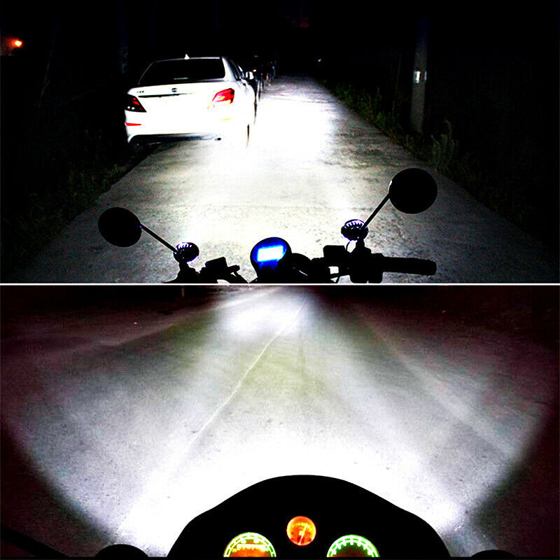 2pcs Set Motorcycle Headlight Fog Driving Lights Front Head Lamp 6 LED 12.l8