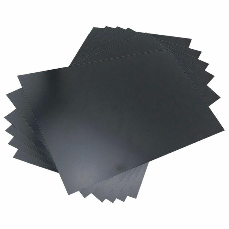 1 pcs ABS Styrene Plastic Flat Sheet Plate 3.0mm x 100mm x 100mm black