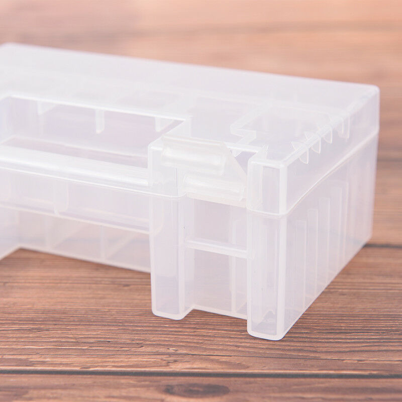Portable hard plastic case storage box holder organiser for AA AAA C batt.l8