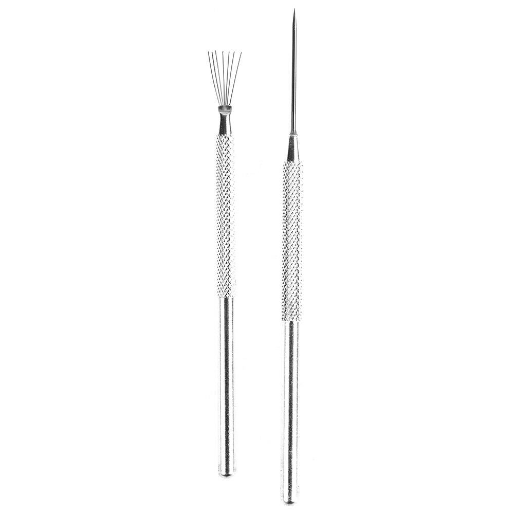 7 Pin Feather Wire Texture Pro Needle Pottery Clay Tools Sculpting Tool s.l8