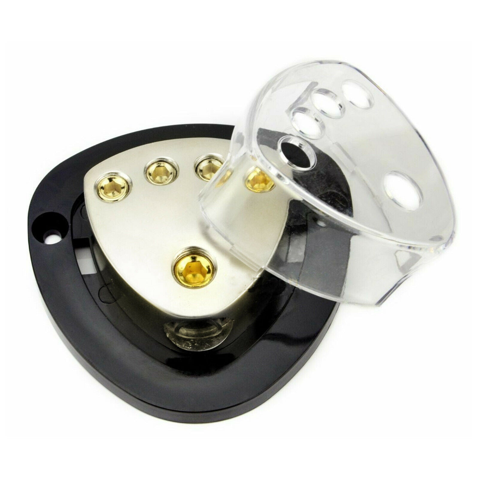 2pcs Distribution Block 0 Ga In 4x4 Ga Out 12V for Car Audio Marine CN