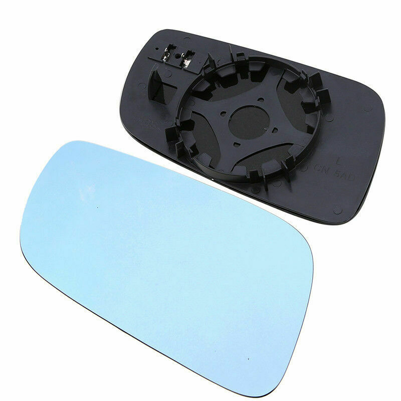 2x Wing Side Mirror Glass Heated Blue For Volkswagen Jetta Golf GTI 1999-2006