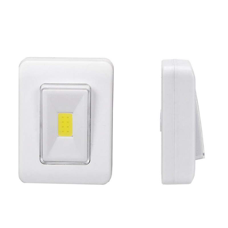 Wireless Cob Led Wall Switch Battery Powered Closet Cordless Night Light