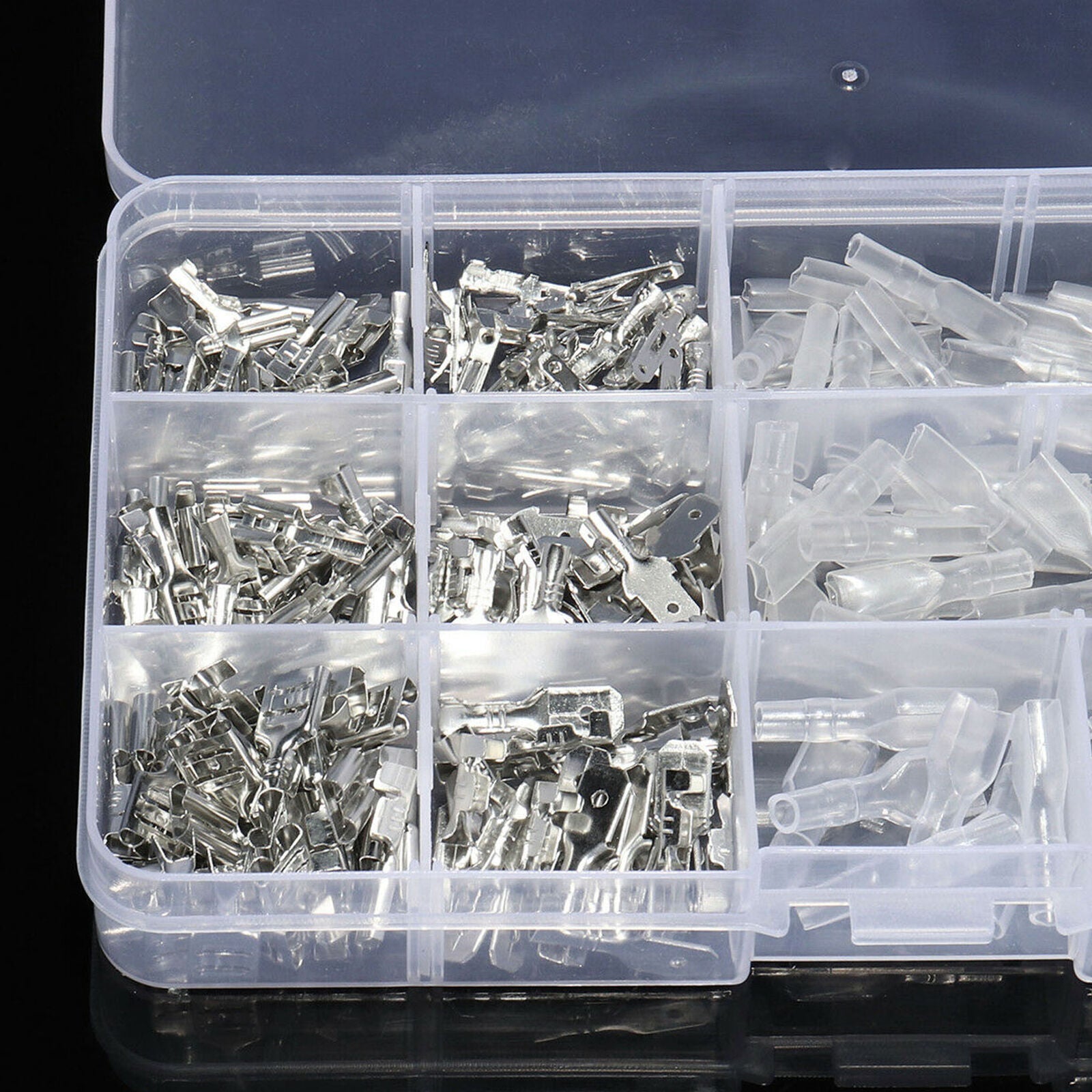 270pcs Terminal Connector Electrical Wire Crimp Male Female Spade Assortment Kit