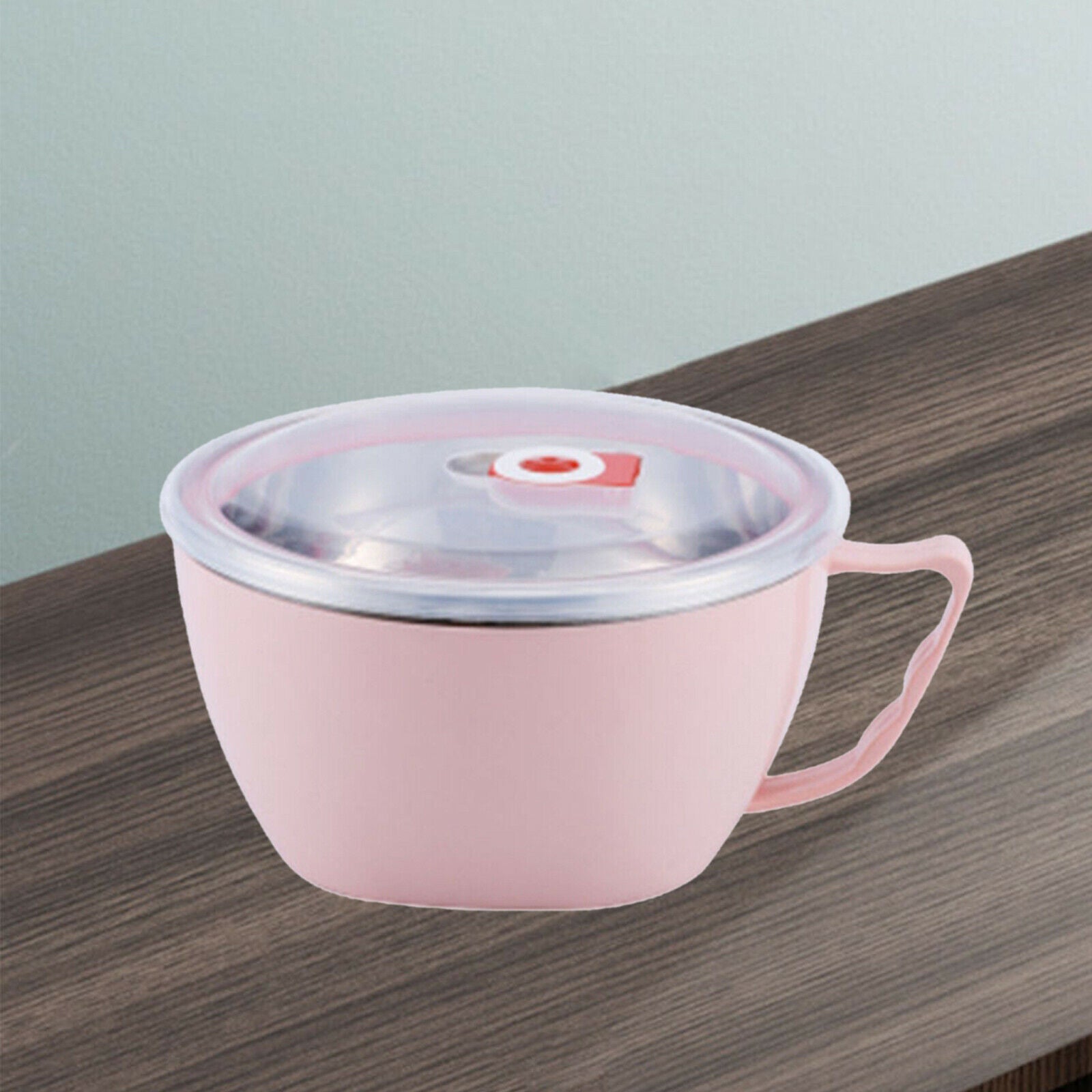 Vacuum Insulated Lunch Box Food Container Jar Thermal Bowl Camping Orange
