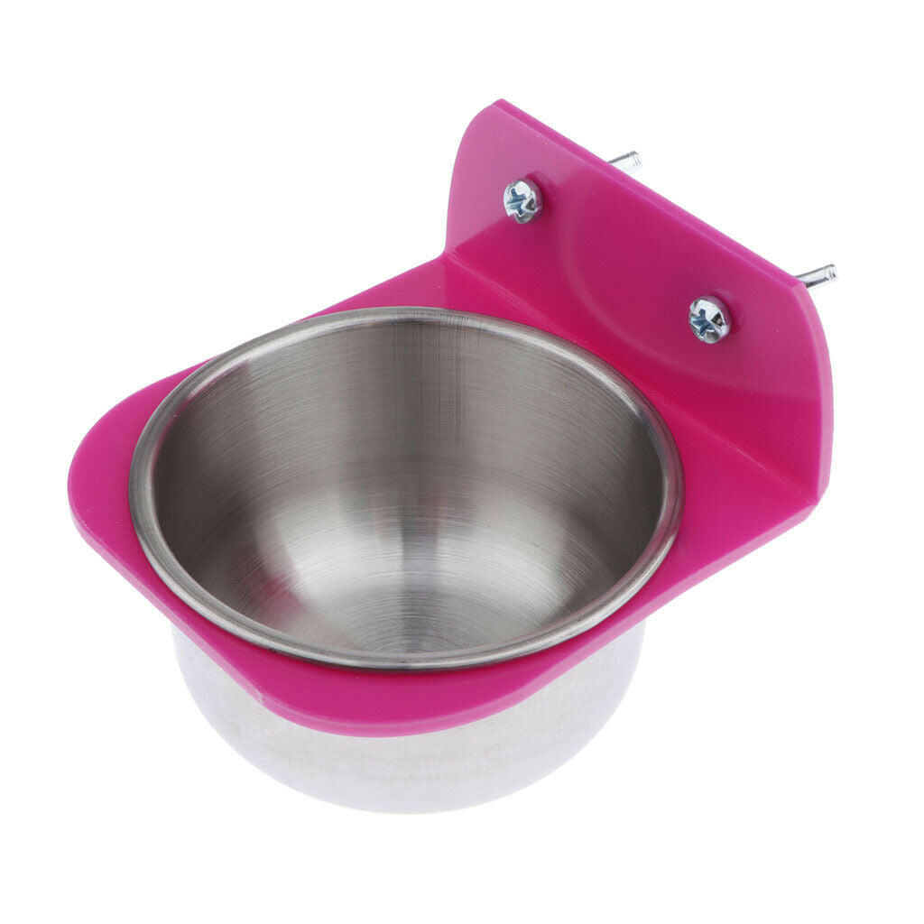 4 Packs Parrot Water Feeder Parrots Cage Hanging Cup For Large Birds Macaws