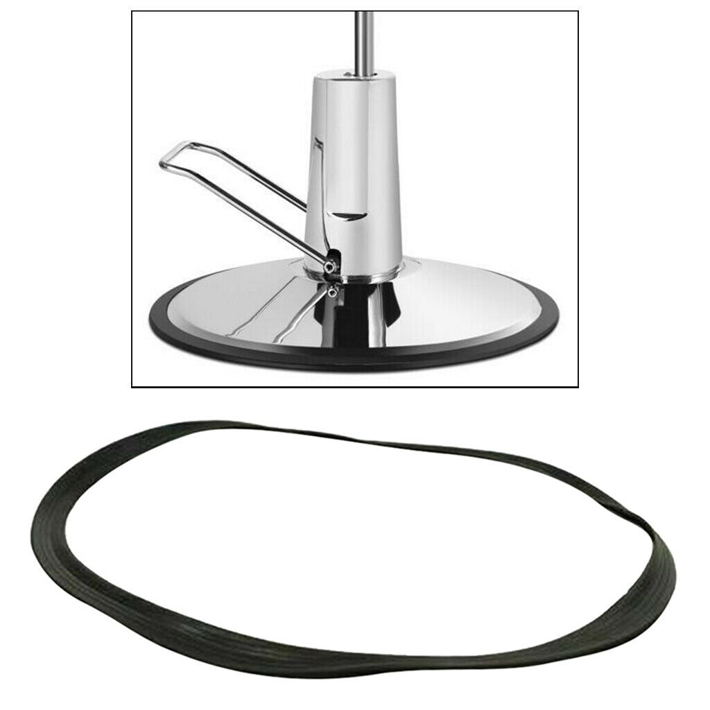 4 x Barber Salon Chair Base Floor Protective Rubber Ring Gasket  22.8 inch