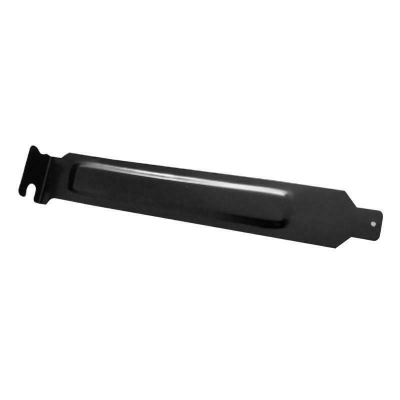 5PCS Black Hard Metal Steel PCI Slot Covers Bracket with Screws Full Profile for