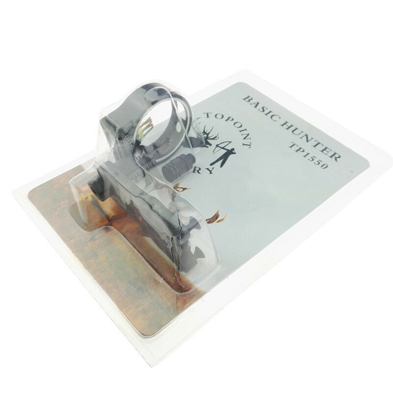 Archery Compound Bow Sight 5 Pin 0.029" Optical Fiber Micro Adjustable Hunting
