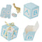 12x Ribbon Paper Box Girl Party Favor Gifts Candy Packing Container Blue