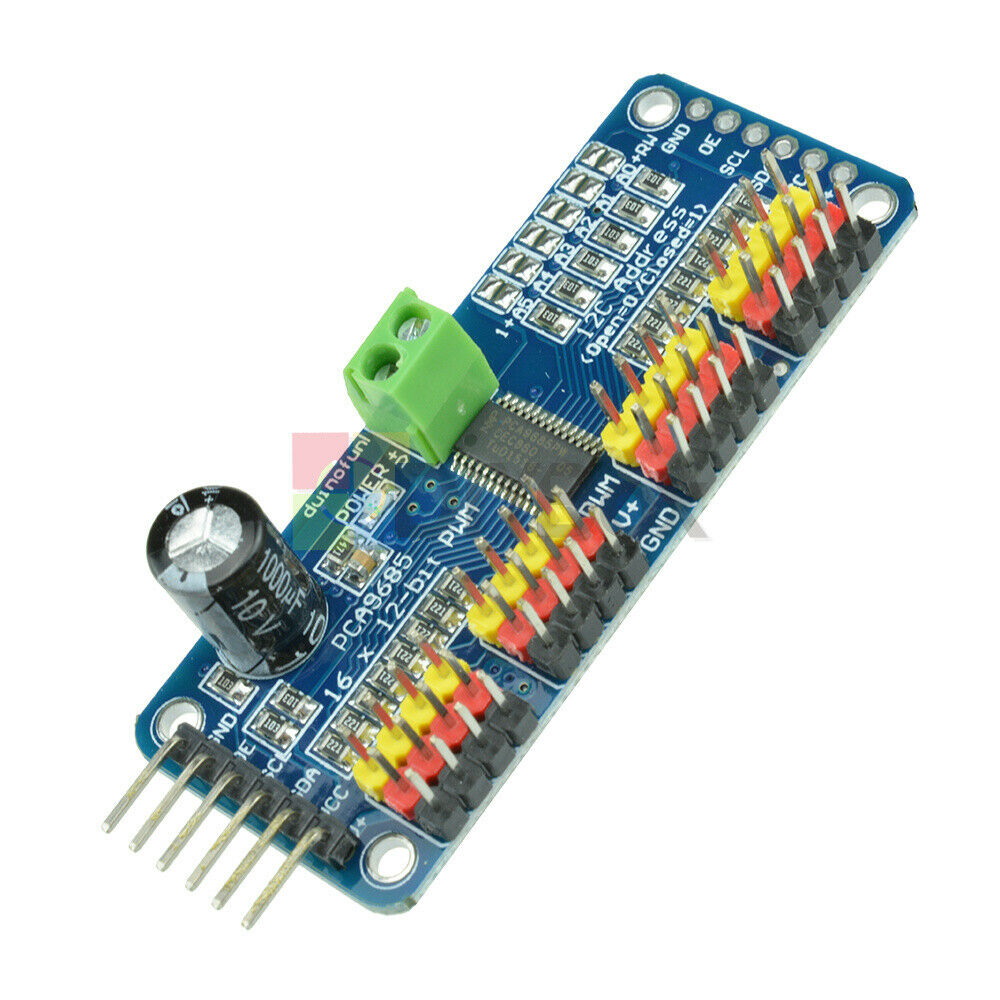 2x PCA9685 Servo Motor Driver 16-Channel 12-bit PWM I2C Module For Arduino Robot
