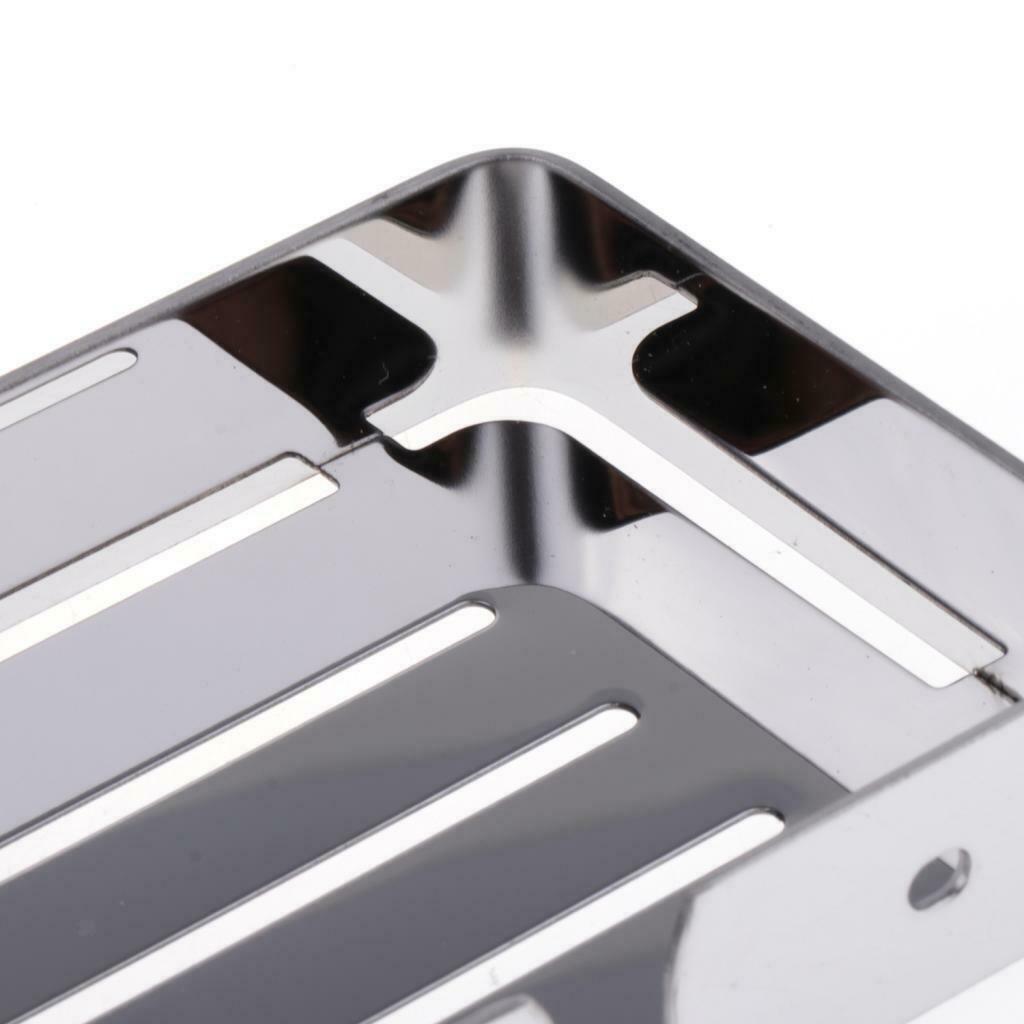 Shower Stainless Steel Soap Dish Holder Wall Mounted Accessory Sponge Holder