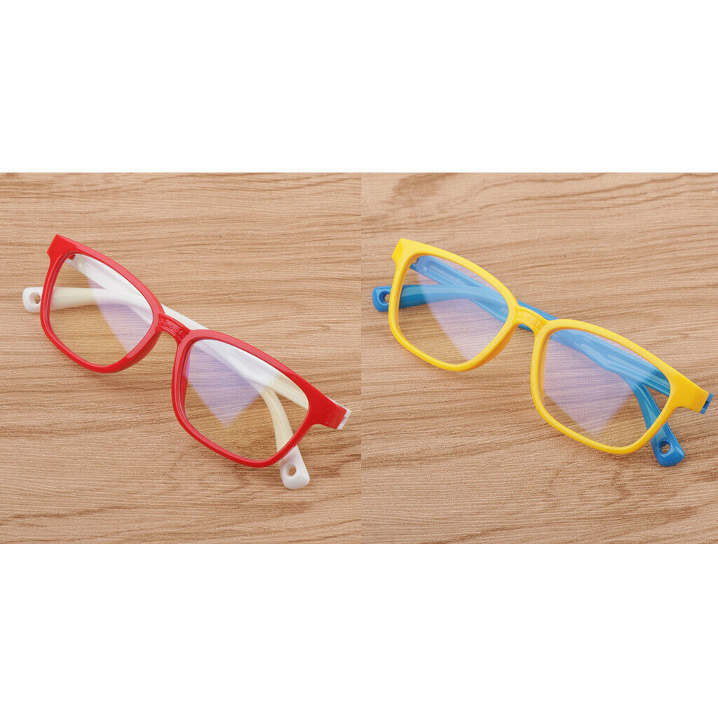 2 Pieces Children Kids' Anti Blue Light Digital Video Protective Eye Glasses