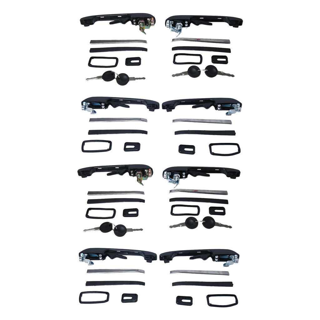 8 Pieces Full Set Car Exterior Door Handle for VW Golf   1982-1992