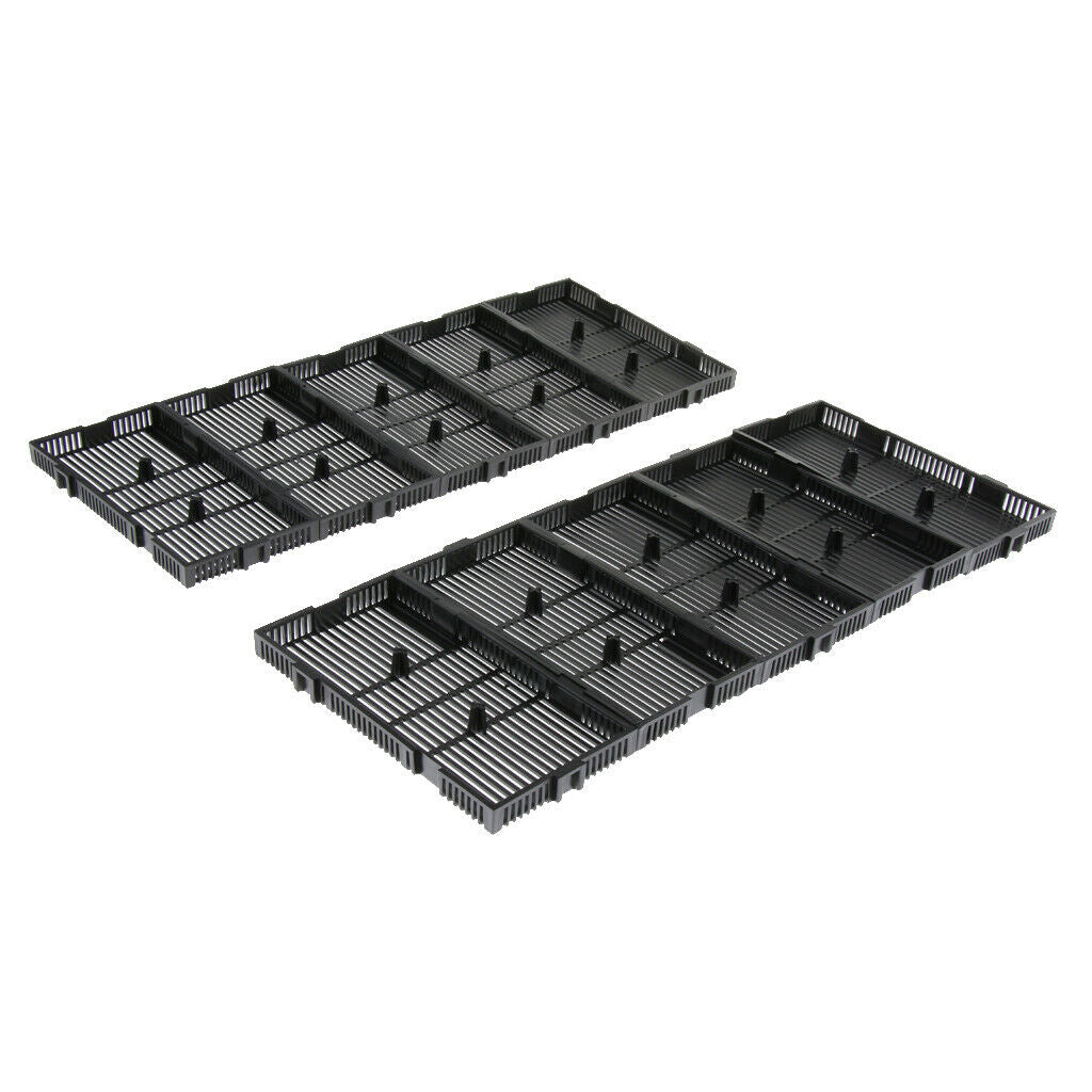 10Pieces Aquarium Plastic Under Gravel Filter Water Filter for Aquarium