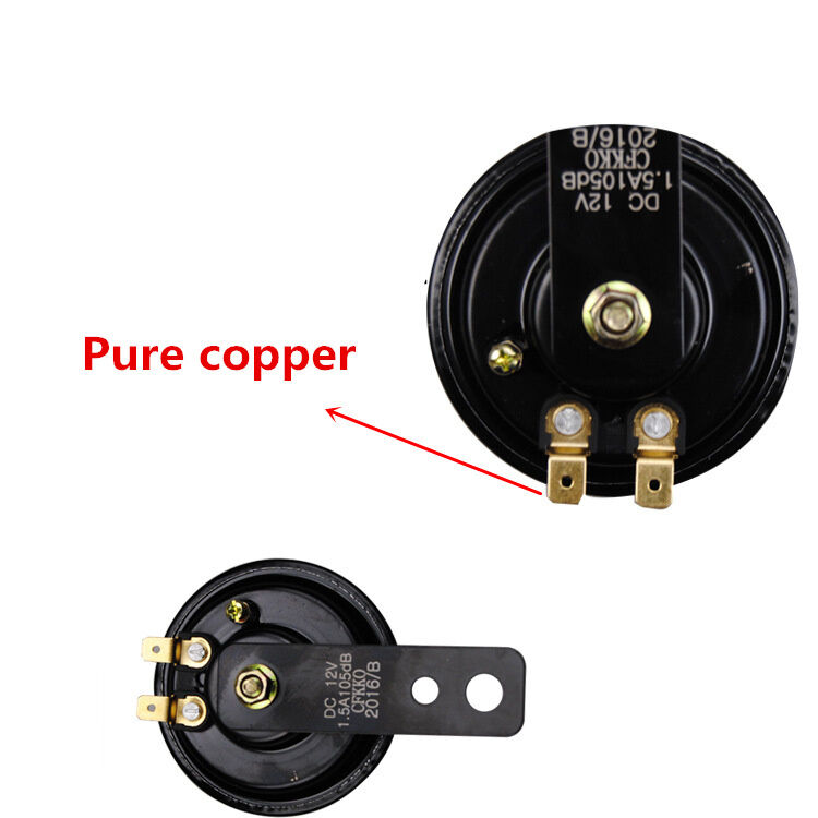 Universal Metal Waterproof Motorcycle Electric Horn 12V 100DB Loud Sound Speaker