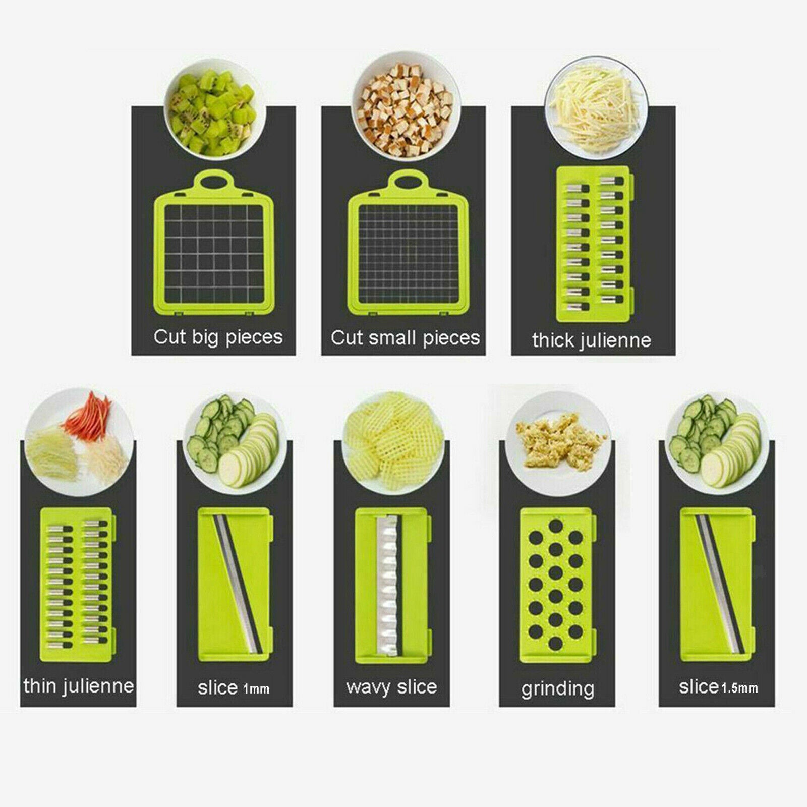 Mandoline Slicer Vegetable Cutter Grater Chopper Slicer , Hand Protector, Food