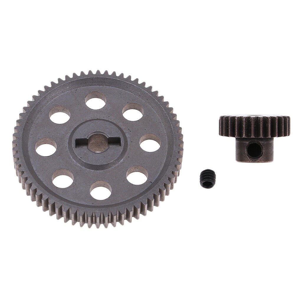 64T Metal Reduction Gear + 26T Motor Pinion for Setting Parts