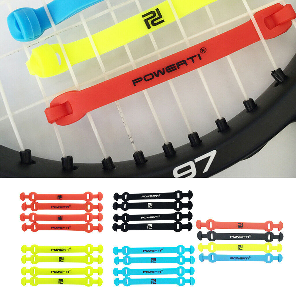 8Pcs Practical Vibration Dampeners Silicone Easy Installation Yellow+Red