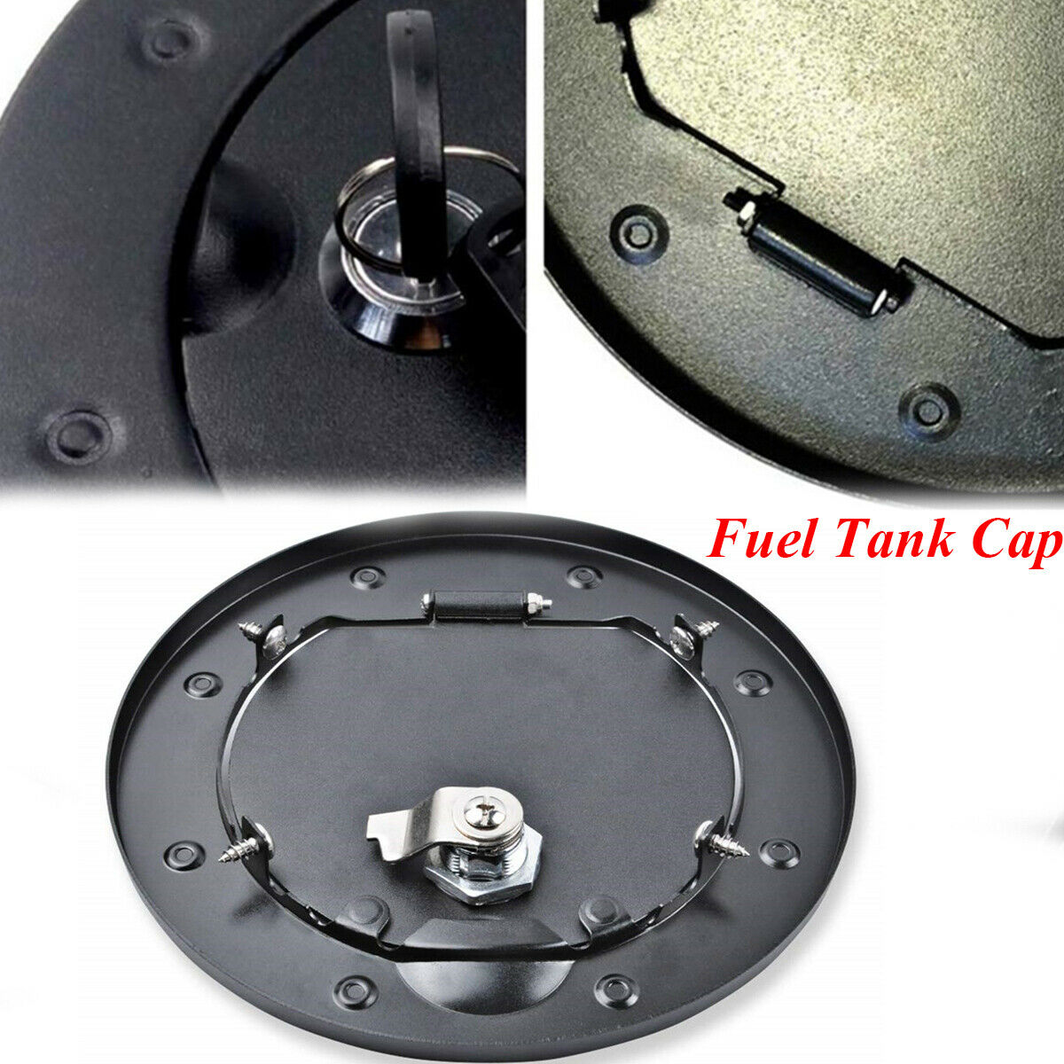 1 Set Aluminum Alloy Fuel Tank Protection Cover For Jeep Wrangler JK 2007-2018