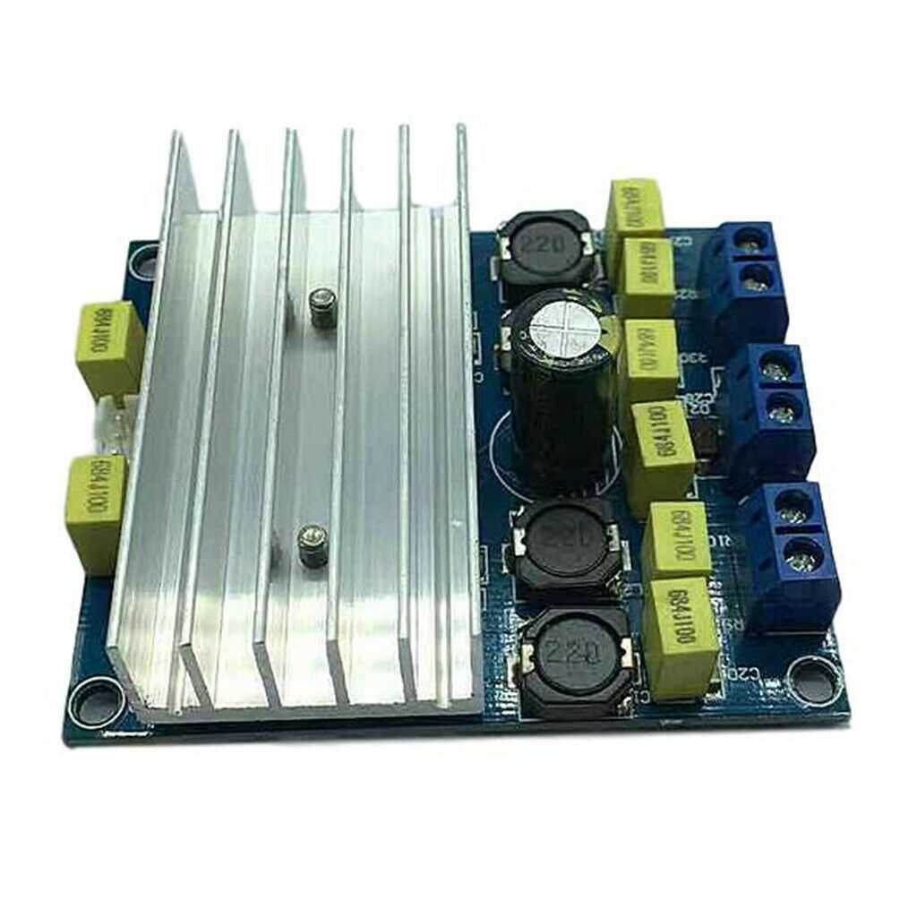 New TDA7492 2x50W 100W D Class Digital Amplifier Board DIY AMP with Radiator