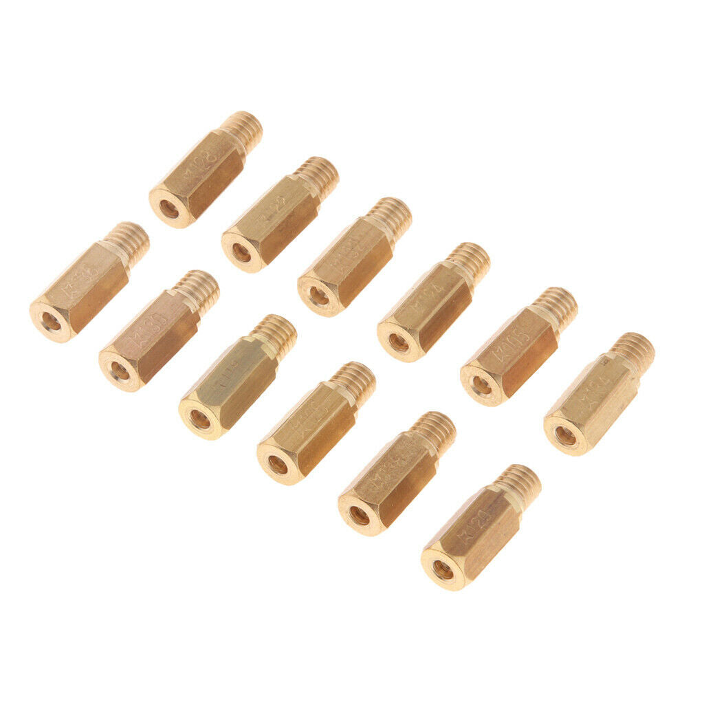 MagiDeal 12x motorcycle bike carburetor main jet kit for PWK FCR OKO KOSO