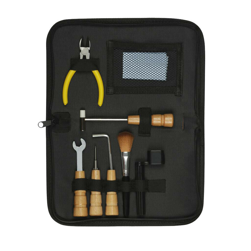 Guitar Tool Set With Pocket Wiping Cloth Dust Brush Repair Kit, Guitar