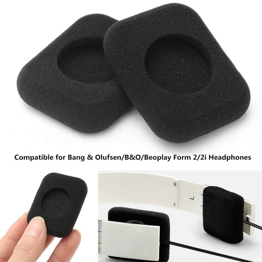 1Pair 4 x 5cm Soft Foam Ear Pads Covers For Bang & Olufsen/B&O/Beoplay Form 2/2i