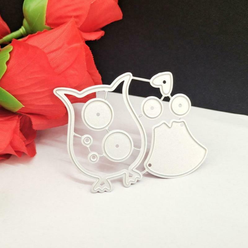 Night Owls Cutting Die Template Halloween Birthday Crads Making Accessories