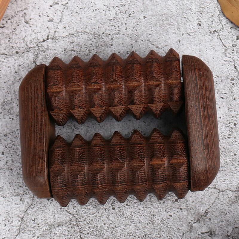 Wenge Hand Reflexology Massage Tool Palm Massager Roller Press Point  Scrap Spa