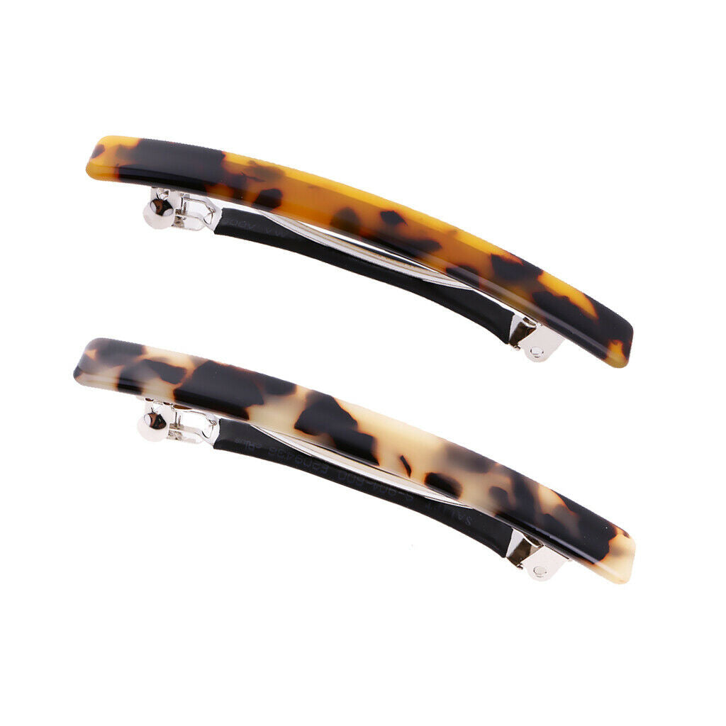 2x Women Ladies Headwear Barrette Clip Banana Ponytail Holder Hair Accessory