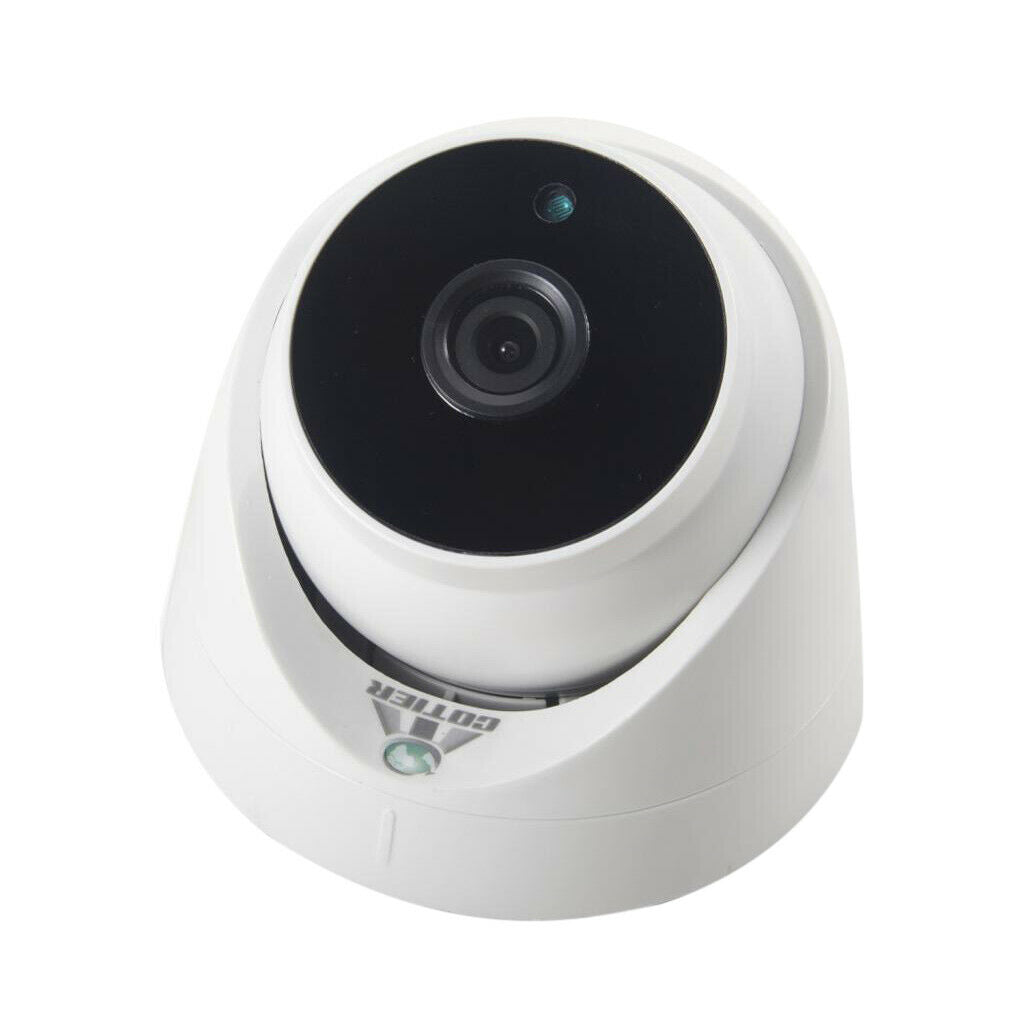 1080P Dome Security Camera IR Camera DVR Surveillance System White UK Plug