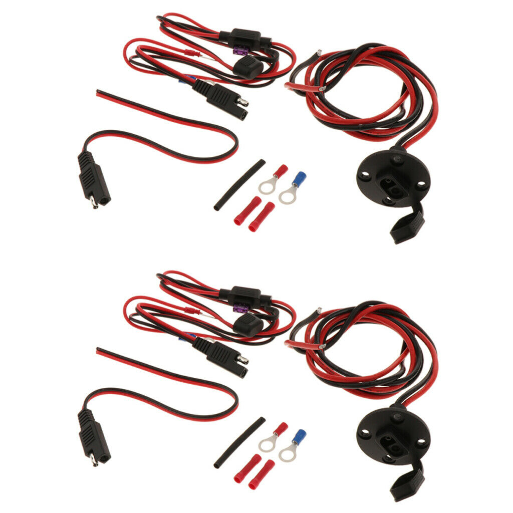 2 Insert The SAE Solar Socket Sidewall Port Kit For Quick Connect Cable