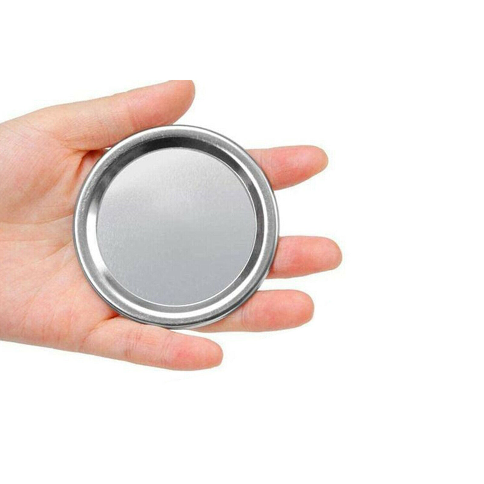 Mason Jar Canning Lids - 72 Pack Regular Mouth Tinplate Can Cap w/ Sealing Liner