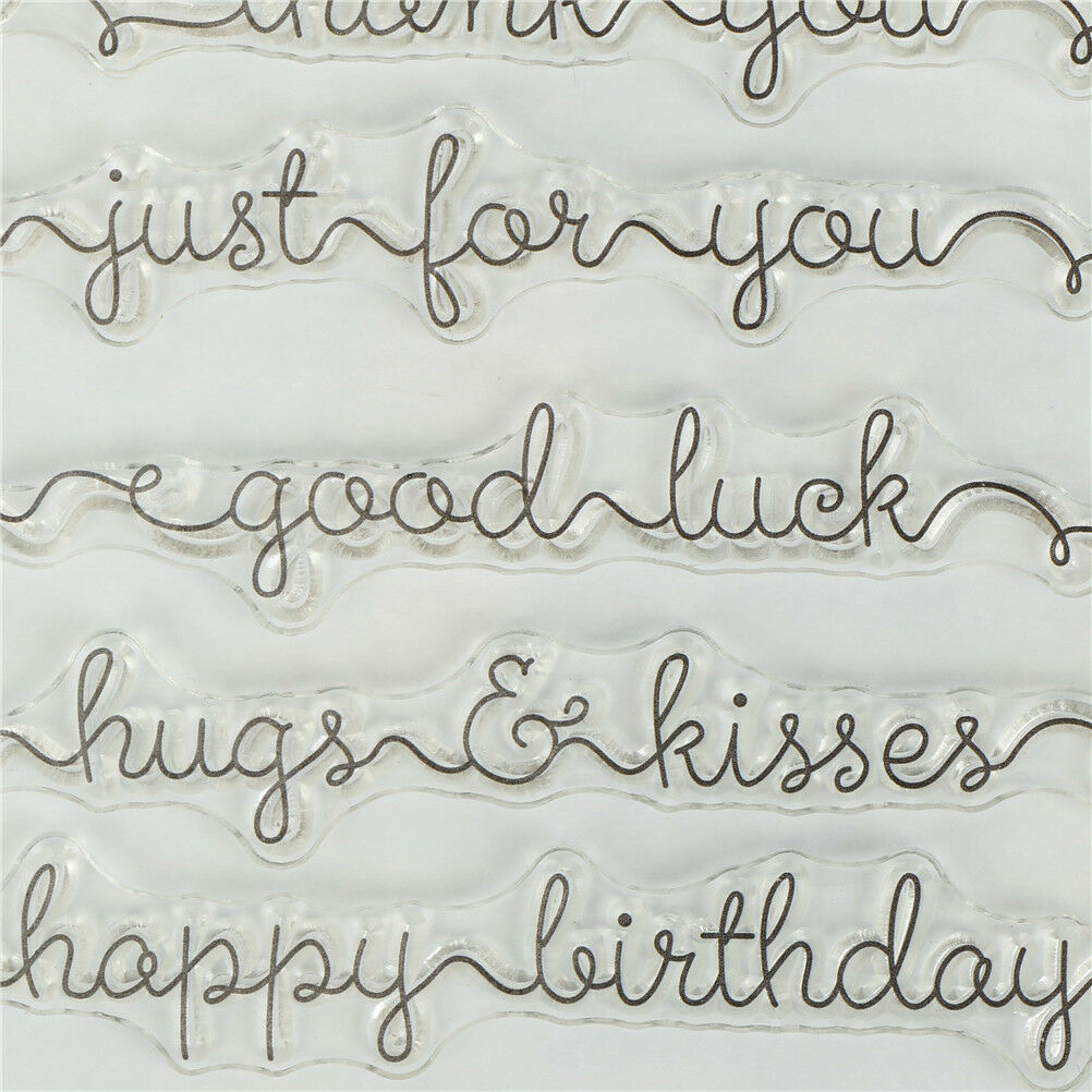 English greetings Transparent Silicone Clear Stamps for Scrapbook Album C.l8