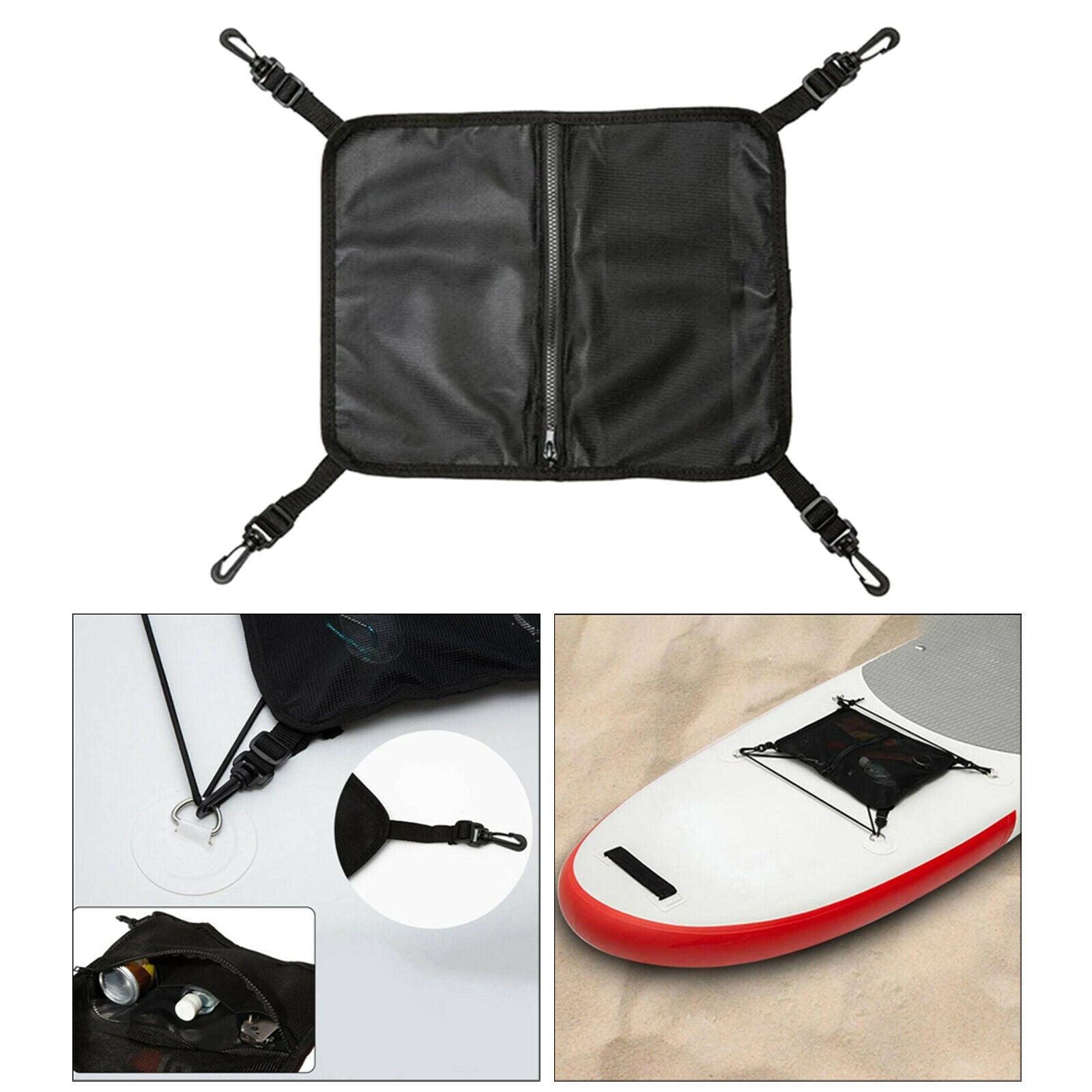 Portable Paddleboard Deck Bag Waterproof Storage Bag Pouch Canoe Accessories