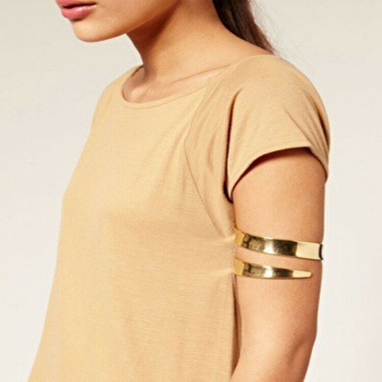 2 pieces swirl upper arm cuff armband bracelet bangle for Egypt